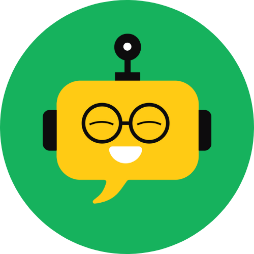 TeamGether, personnage robotique mignon et jaune, les yeux fermé dans un rond vert